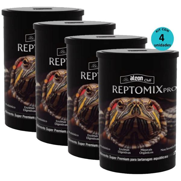 Imagem de Reptomix Pro 280g Alcon Kit Com 4