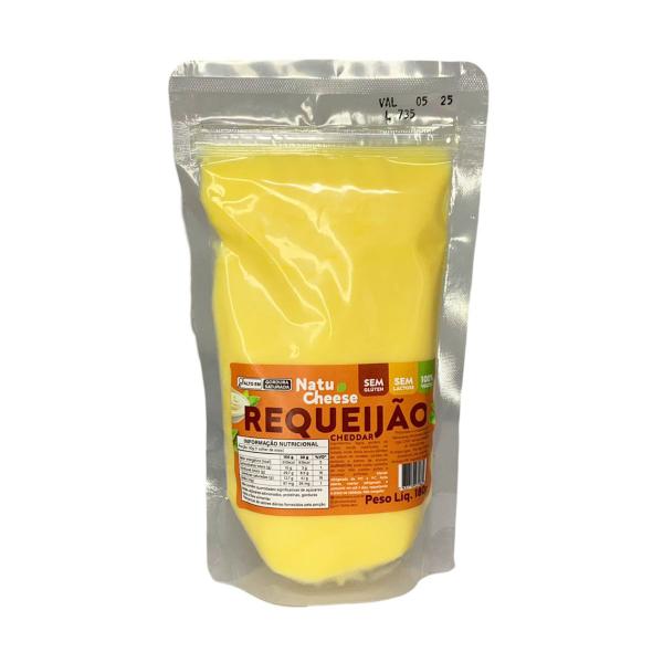 Imagem de Requeijão Cheddar 100% Vegetal Sem Lactose 180g NatuCheese