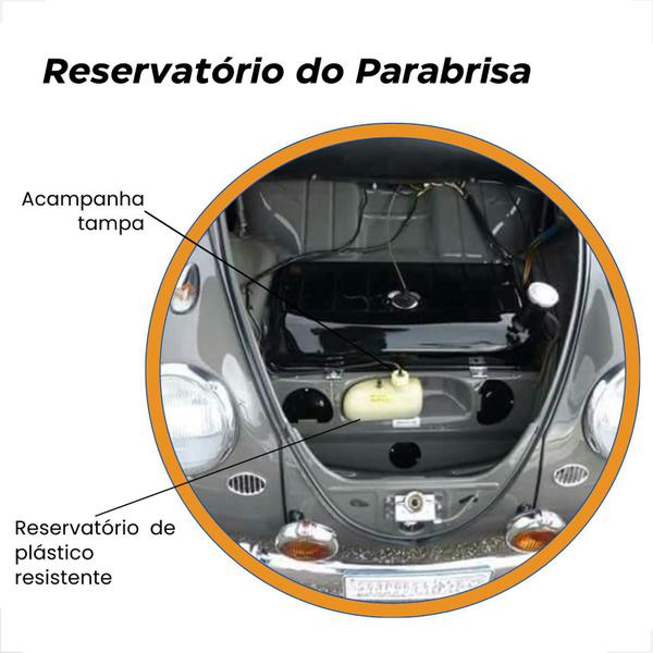 Imagem de Reservatório Água Limpador Lavador Para Brisa Fusca 64/74