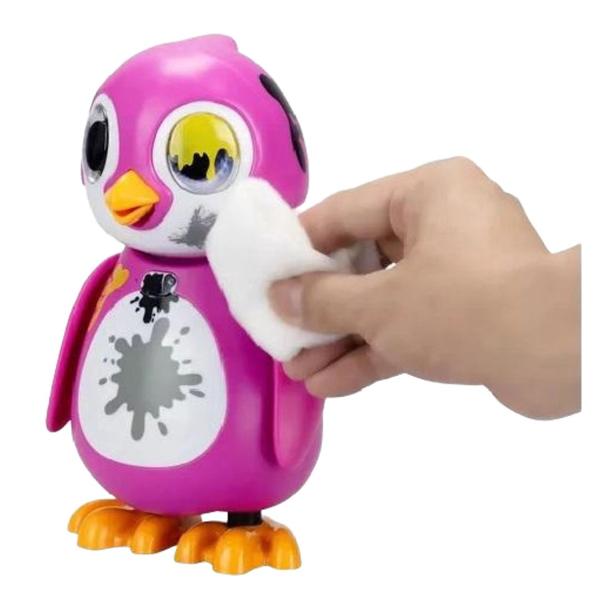 Imagem de Resgate O Pinguim Boneco Interativo Com Sons E Emoções Rosa 