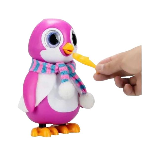 Imagem de Resgate O Pinguim Boneco Interativo Com Sons E Emoções Rosa 