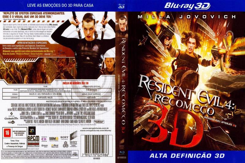 Imagem de Resident Evil 4: Recomeço - Blu-Ray 3D Alta Definição Sony