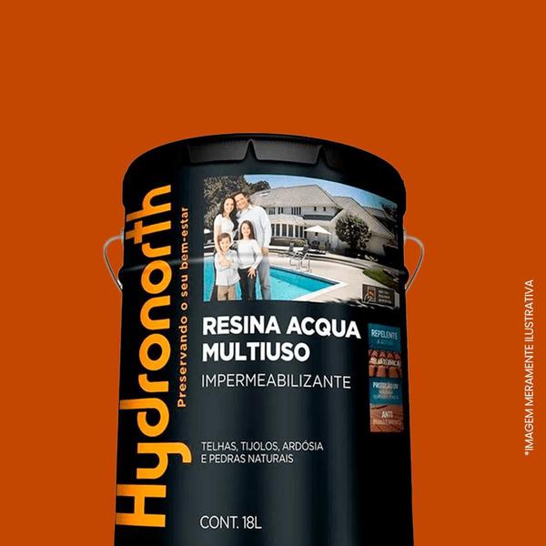 Resina acqua cerâmica telha hydronorth 18lt Imagem de Resina acqua cerâmica telha hydronorth 18lt