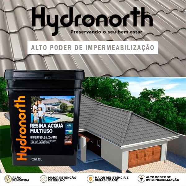 Resina Acqua Hydronorth Concreto 18L Imagem de Resina Acqua Hydronorth Concreto 18L