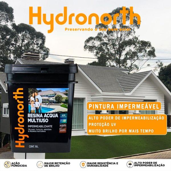 Resina Acqua Hydronorth Concreto 18L Imagem de Resina Acqua Hydronorth Concreto 18L
