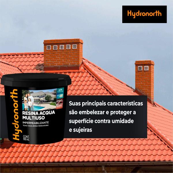 Imagem de Resina Acqua Multiuso 900 Ml Fosco Hydronorth