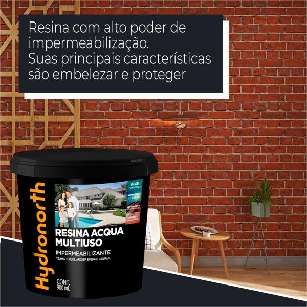 Imagem de Resina Acqua Multiuso 900 Ml Fosco Hydronorth