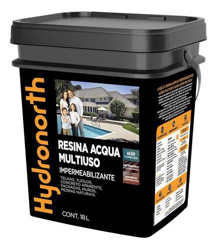 Imagem de Resina Acqua Multiuso Incolor Brilhante 18l Parede Telhado