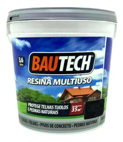 Imagem de Resina Acrilica Base Água Fosca Incolor 3,6lts Bautech Pedra