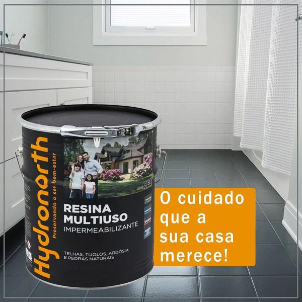 Imagem de Resina Acrilica Cinza Multiuso Hydronorth 18l