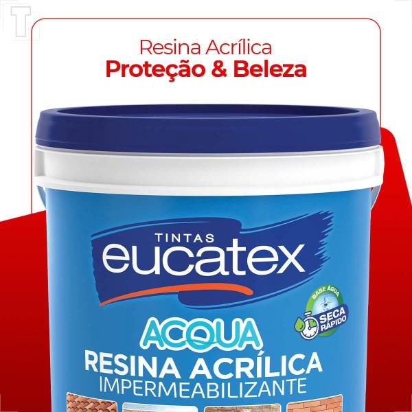 Imagem de Resina acrilica eucatex incolor base agua 18l