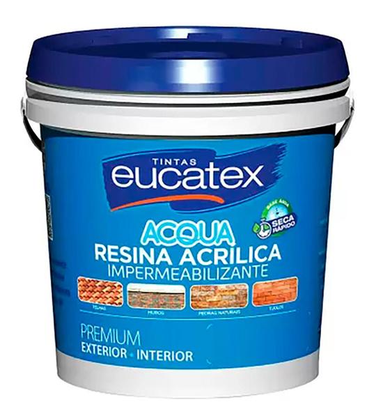 Imagem de Resina Acrílica Eucatex Premium Brilhante Acqua 3,6l 2 Cores