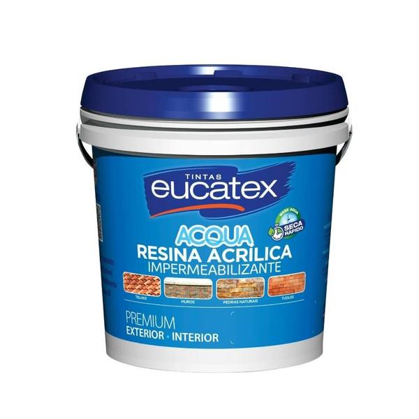 Imagem de Resina acrílica impermeabilizante base água 3,6l incolor eucatex