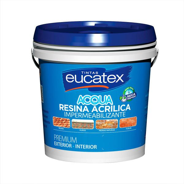 Resina Base Água Hidrorrepelente P/ Telhado 3,6l Eucatex Escolha Cor Imagem de Resina Base Água Hidrorrepelente P/ Telhado 3,6l Eucatex Escolha Cor