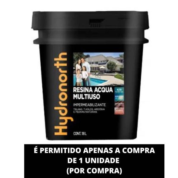 Resina Base D'agua Hydronorth Impermeável Incolor 18L Imagem de Resina Base D'agua Hydronorth Impermeável Incolor 18L