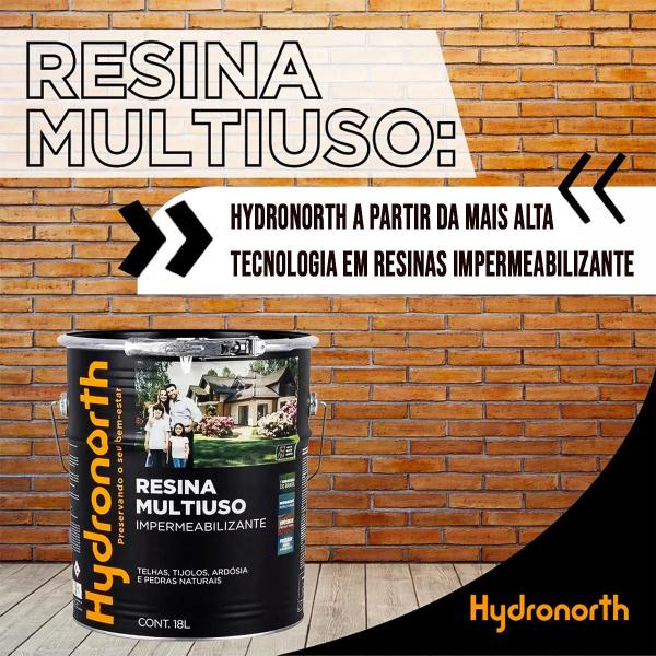 Imagem de Resina Hydronorth 18L Acrilica Brilhante Incolor