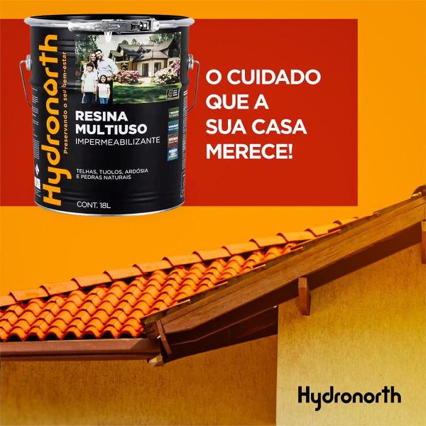 Resina Hydronorth 18L Acrilica Brilhante Incolor Imagem de Resina Hydronorth 18L Acrilica Brilhante Incolor