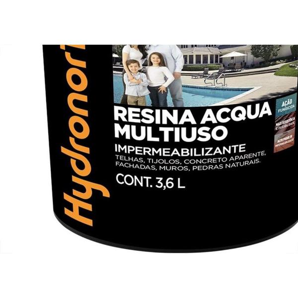 Imagem de Resina Multiuso Hydronorth Acqua Color Brilhante 3,6L Ceramica Telha Galao