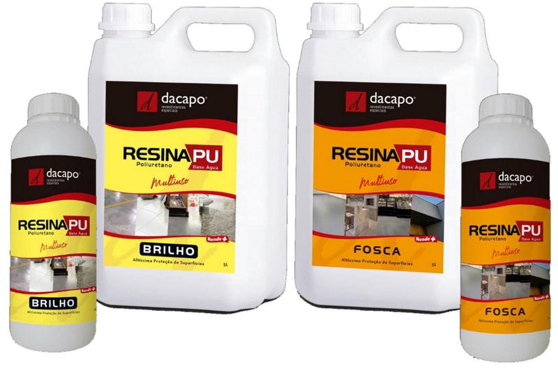 Imagem de Resina Pu (Poliuretano) Fosca 5L + Catalisador 50ml - DACAPO