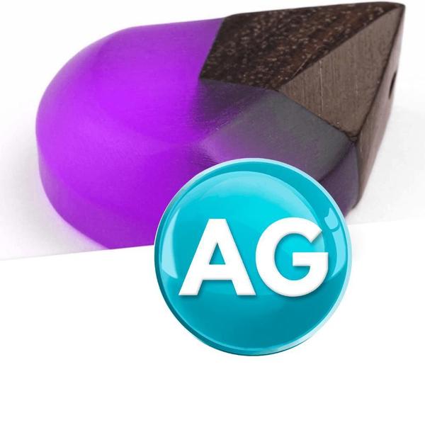 Imagem de Resinas Epóxi 1Kg + Corante Semi-Transparente Roxo Ag Alta E