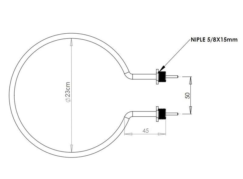 Imagem de Resistencia Autoclave Vertical Phoenix Fenix Av 30 Litros