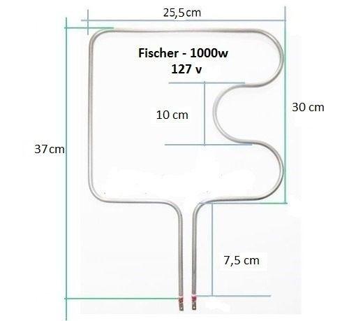 Imagem de Resistência Eletrica Forno Fischer Grill Cook 1000w