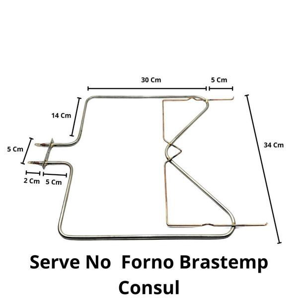 Imagem de Resistência Inferior Forno Elétrico Consul 1150W BO360