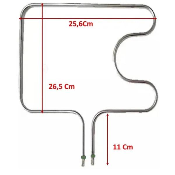 Imagem de Resistência Inferior Forno Fischer Fit / Fit Line 127v 1000w (ORIGINAL)