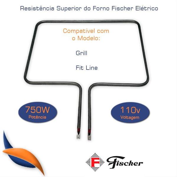 Imagem de Resistência Superior Forno Elétrico Fischer 110v 750w / 728