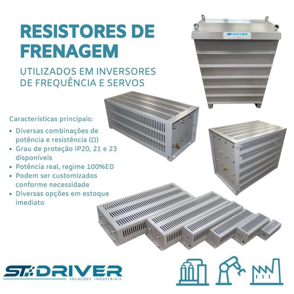 Imagem de Resistor De Frenagem 1.2Kw 40R Ip20 100%Ed