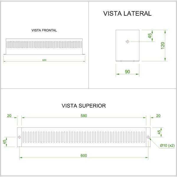 Imagem de Resistor De Frenagem 1Kw 25R Ip20 100%Ed