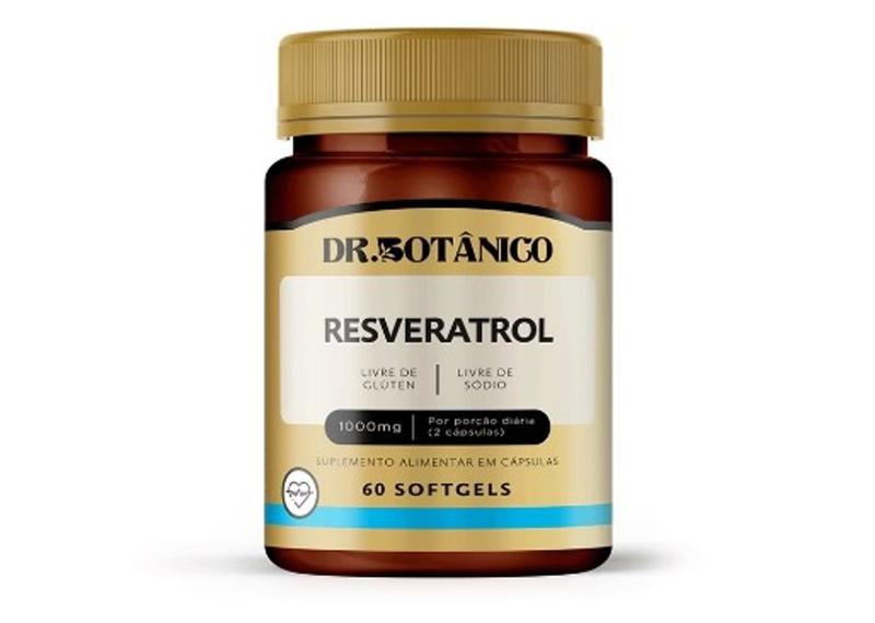 Imagem de Resveratrol 1000mg - 60 Softgels Dr. Botânico