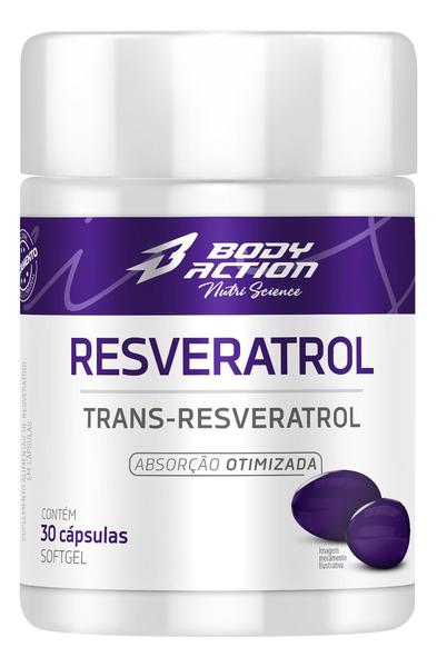 Imagem de Resveratrol 100mg 30 Cápsulas Bodyaction