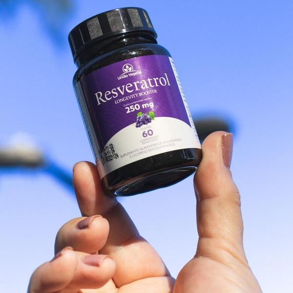 Imagem de Resveratrol Longevity Booster 250mg 60 Comprimidos - União vegetal