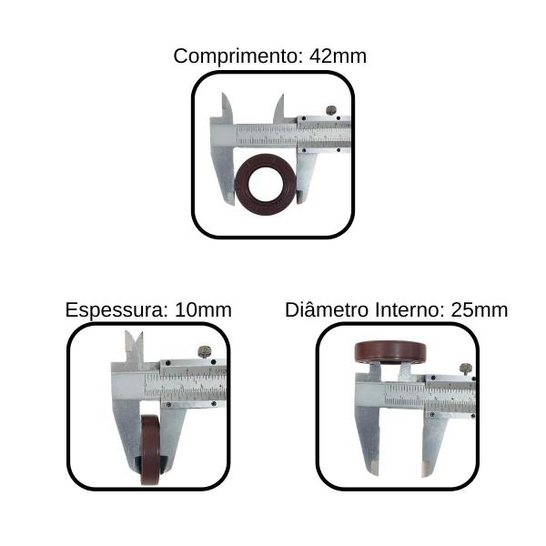 Imagem de Retentor 25X42X10 Para Motor BD 5.0 Branco 13200270