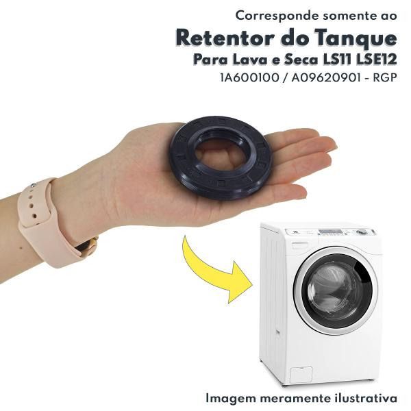 Imagem de Retentor De Água Para Lava e Seca Electrolux LSE11 LSE12 LSI11 RGP - 1A600100 / A09620901