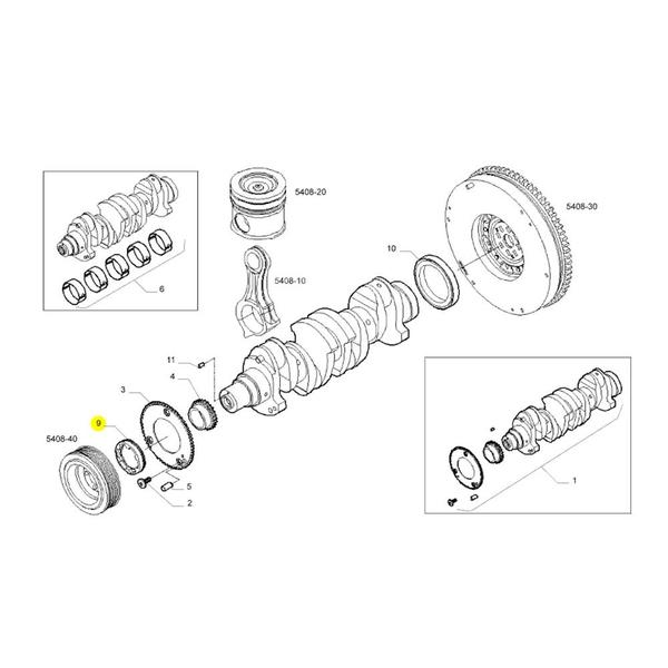 Imagem de Retentor Dianteiro Virabrequim Para Iveco Nova Daily - 504056152