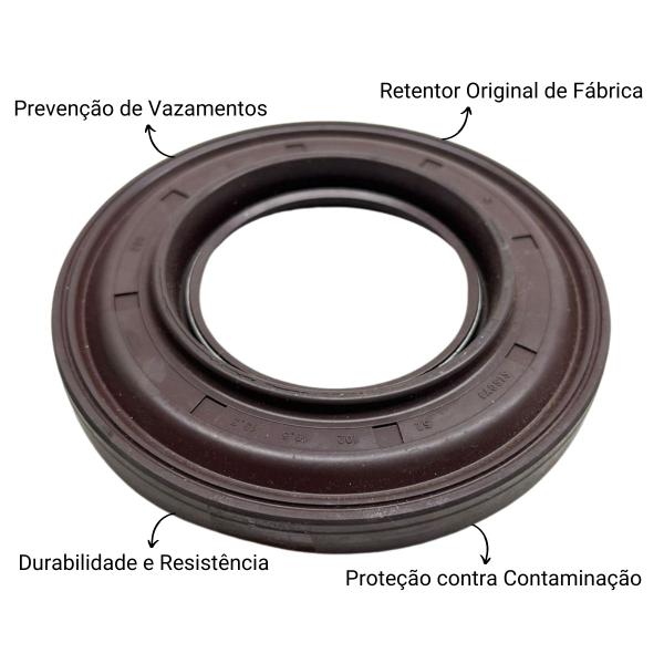 Retentor Do OLeo Hyundai HD8 2005 a 2021 Imagem de Retentor Do OLeo Hyundai HD8 2005 a 2021