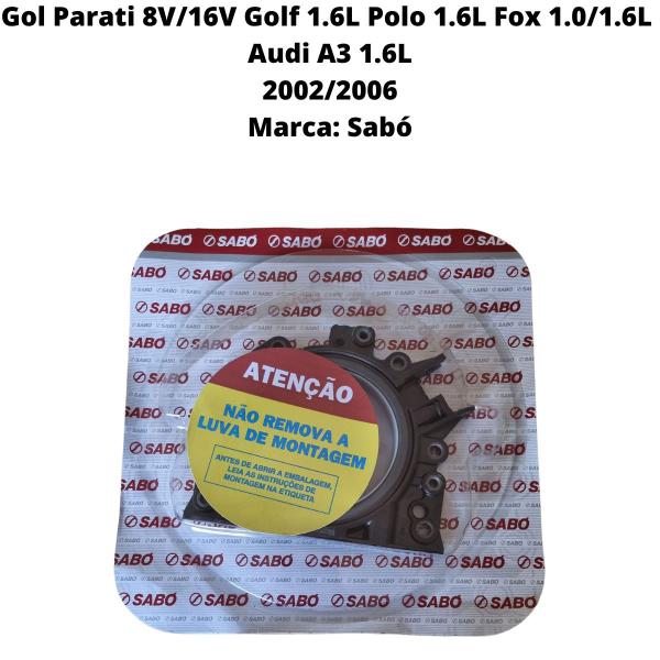 Imagem de Retentor Flange Virabrequim Sabó 5699 IOSS VW Gol Parati 8V/16V Golf 1.6L Audi A3 1.6L Polo 1.6l Fox 1.0/1.6L 2002/2006