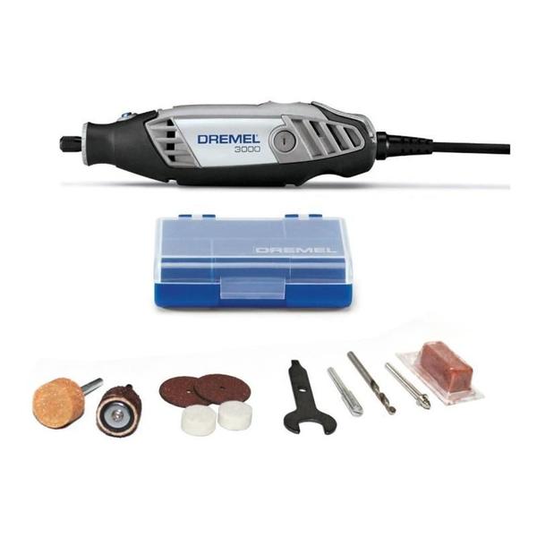 Retífica Dremel Série 3000 com Kit 170 Acessórios DREMEL Imagem de Retífica Dremel Série 3000 com Kit 170 Acessórios DREMEL