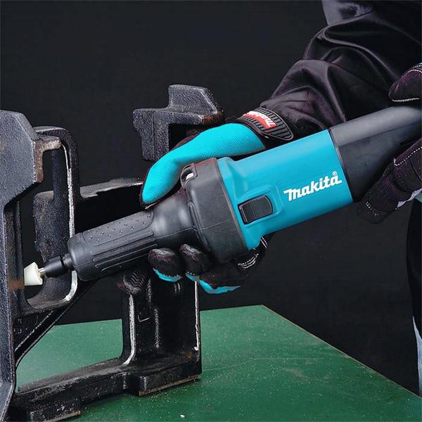 Imagem de Retificadeira 6mm 1/4'' 400W 25000 RPM Pinça 6mm Industrial Metal com Chaves GD0601 220V Makita