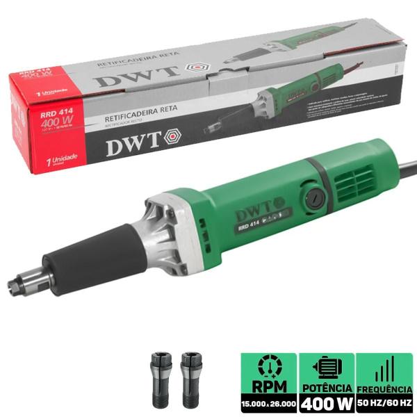 Imagem de Retificadeira Reta 400W 1/4 Pol. 6Mm Profissional Dwt - 110V