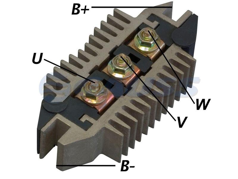 Imagem de Retificador Do Alternador Omega 2.0 120A - Gauss - GA1805