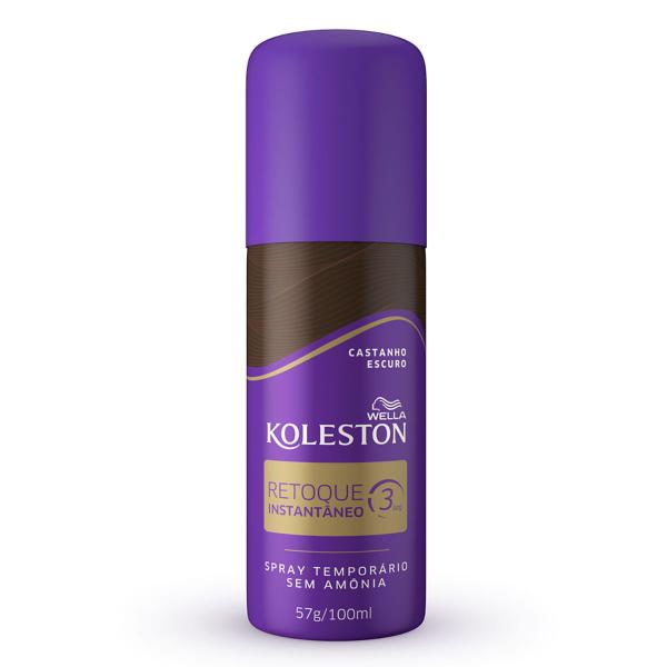 Imagem de Retoque Instantâneo Spray Koleston Castanho Escuro 100ml