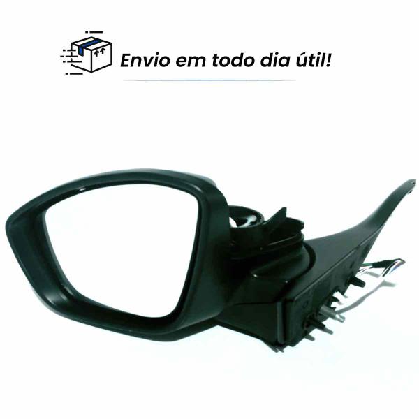 Imagem de Retrovisor Externo Esquerdo (motorista) Peugeot 2008 e 208 2019 2020 2021 Elétrico com Seta sem Capa Original