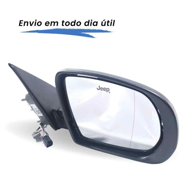 Imagem de Retrovisor lateral Direito (passageiro) Jees Compass 2017 2018 2019 2020 2021 20122