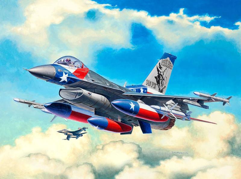 Imagem de Revell - 1/144 - f-16c  fighting falcon  - kit iniciante