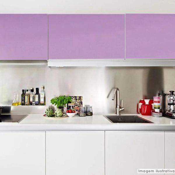 Imagem de Revest Para Formica Lilas Uva Escovado 3m x 1,20 Acabamento Resistente Moveis Rosa PP3604