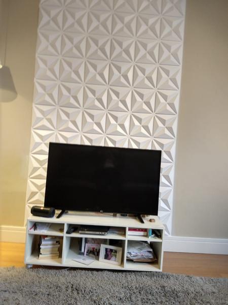 Revestimento 3D para parede Mini Estrelar placas 50cmx50cm - Ilove3d Imagem de Revestimento 3D para parede Mini Estrelar placas 50cmx50cm