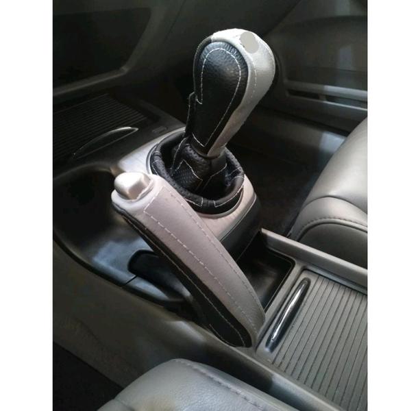 Imagem de Revestimento Capa Manopla de câmbio e Freio de mão Honda Civic Manual Lxr 2006 a 2011